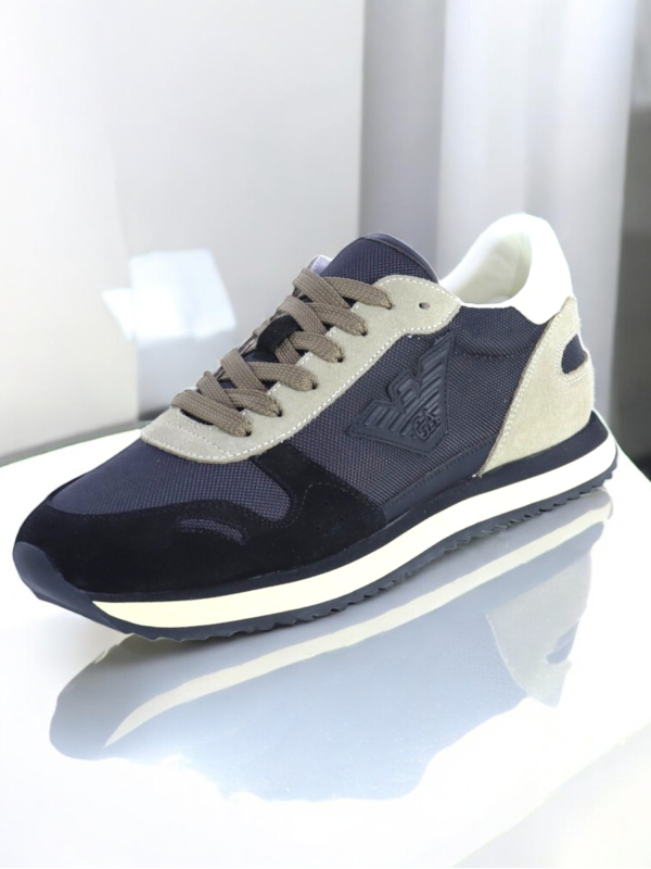 Emporio Armani Navy Sneakers