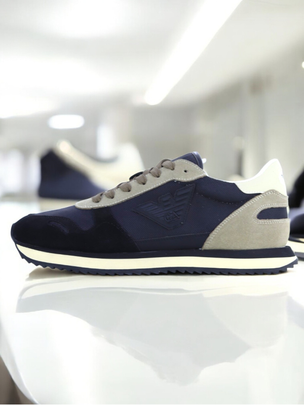Emporio Armani Navy Sneakers