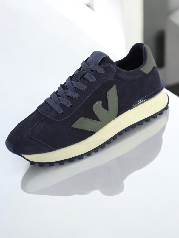 Emporio Armani Navy Sneakers