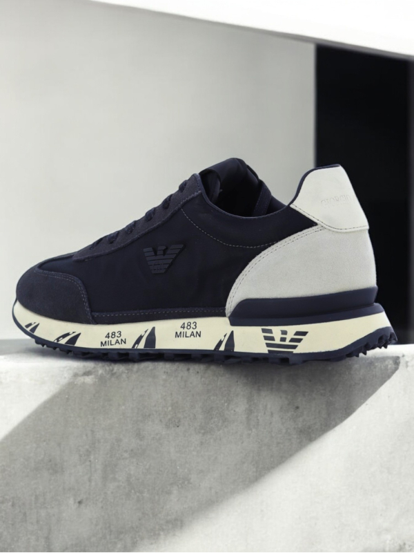 Emporio Armani Navy Sneakers