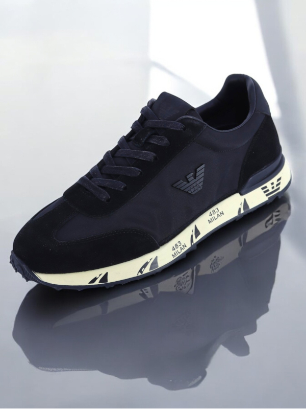 Emporio Armani Navy Sneakers