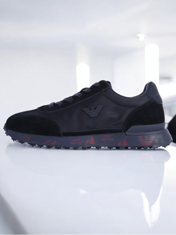 Emporio Armani Navy Sneakers