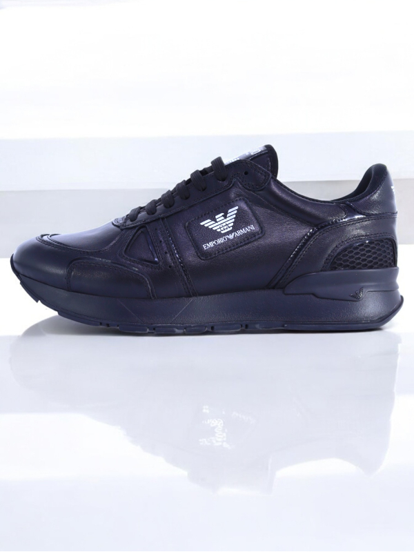 Emporio Armani Navy Sneakers