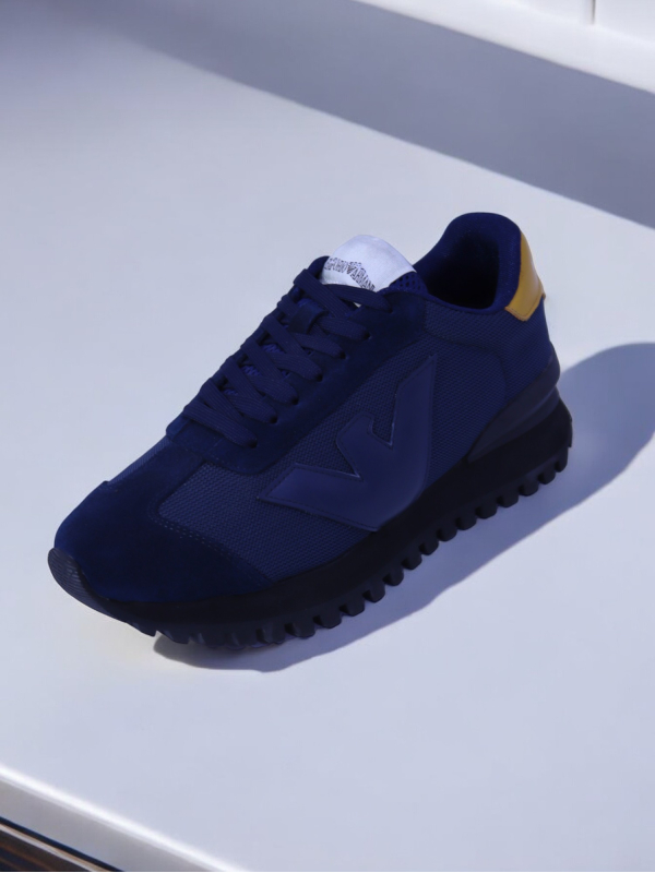 Emporio Armani Navy Sneakers